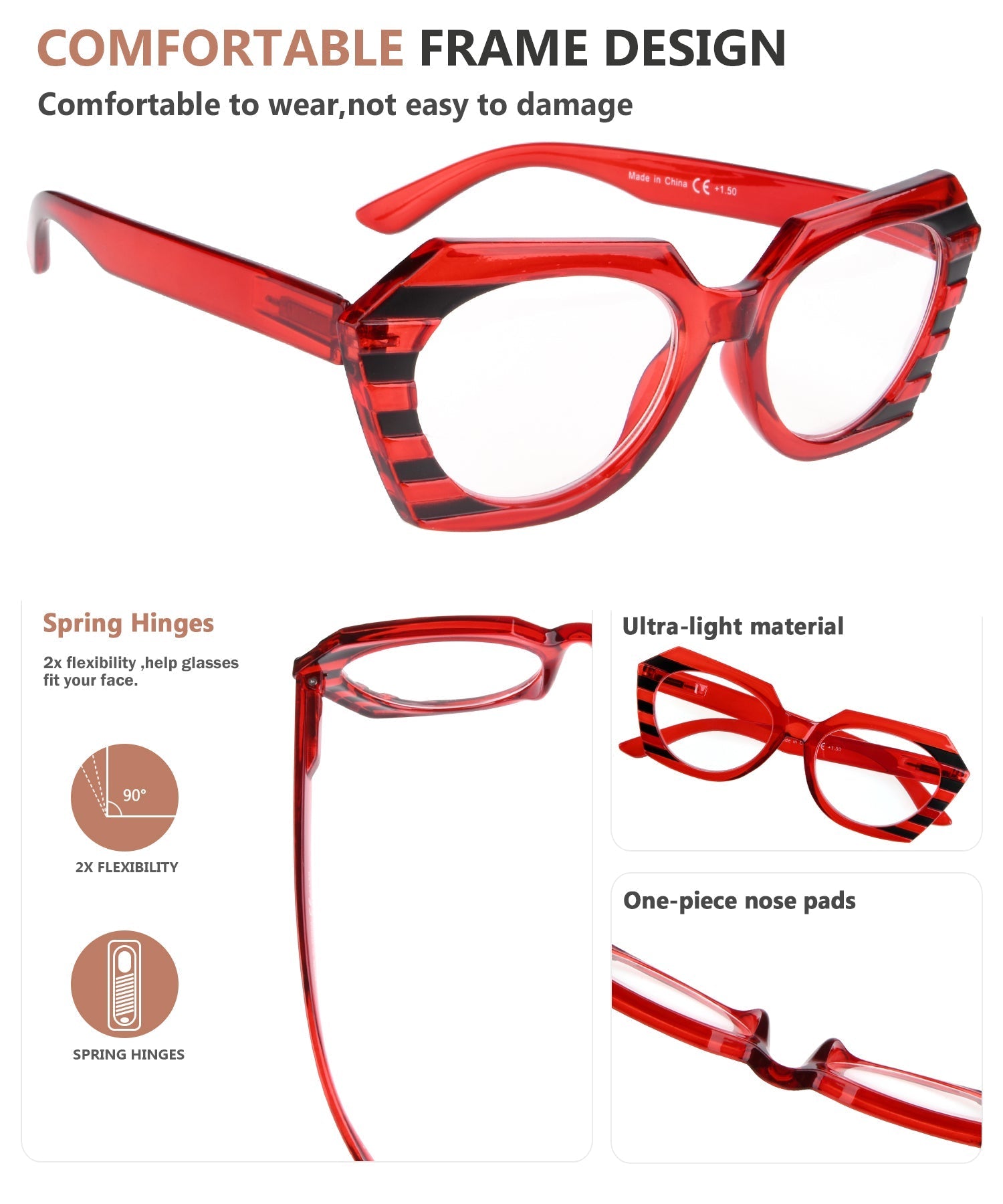 Cute Vintage Reading Glasses for Women R2135
