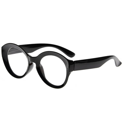 Fashion Round Large Frame Reading Glasses for Women R2004