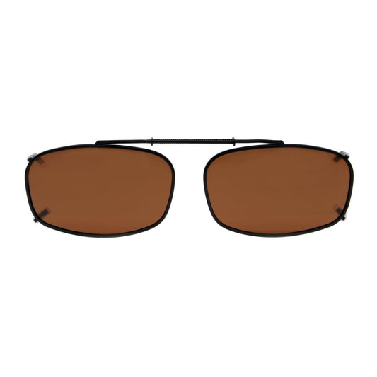 Metal Frame Polarized Lens Clip on Sunglasses C62(52MMx32MM)eyekeeper.com